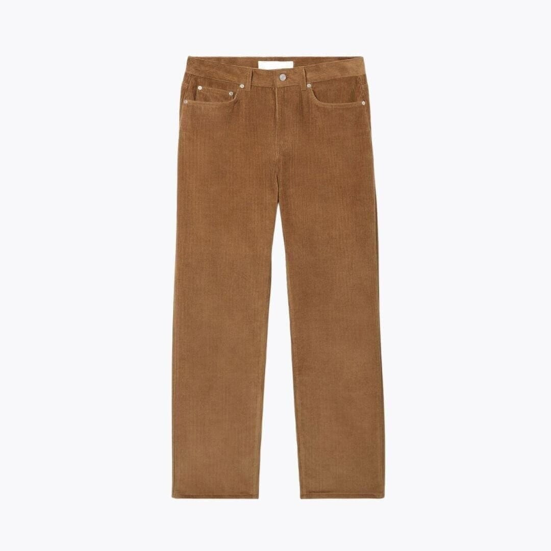 5-Pocket Straight Fit Velours-Trousers
