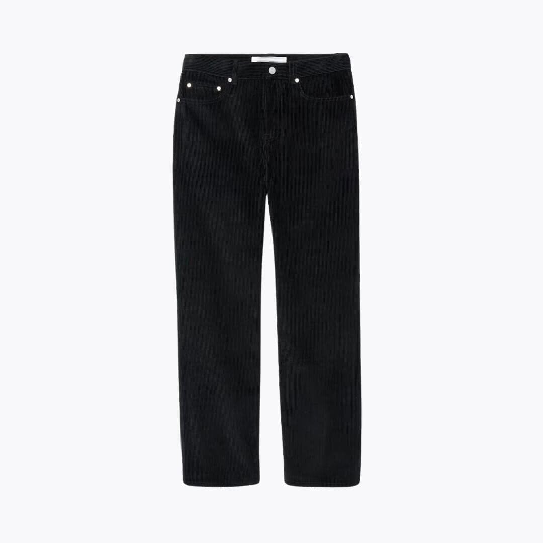 5-Pocket Straight Fit Velours-Trousers