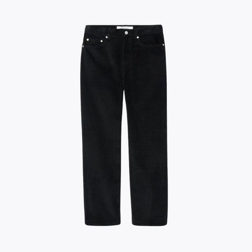 5-Pocket Straight Fit Velours-Trousers