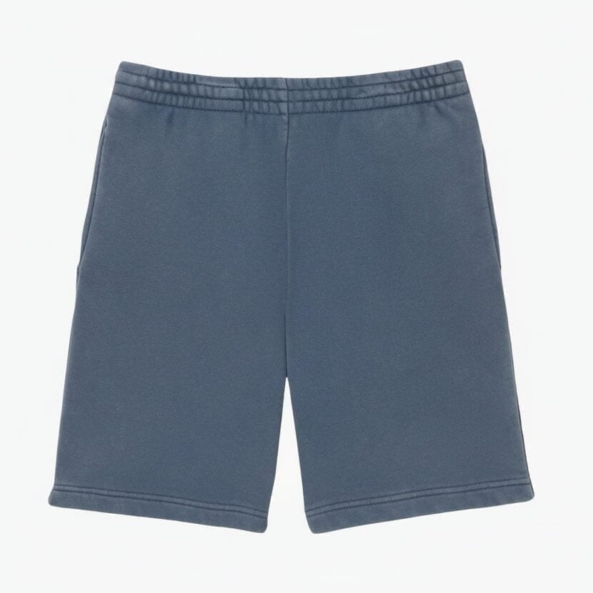Cotton-Fleece Shorts with Washed Effect