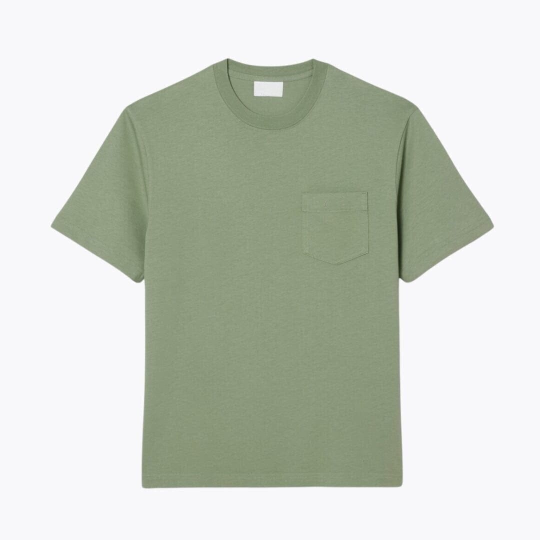 Cotton-T-Shirt with Chest Pocket