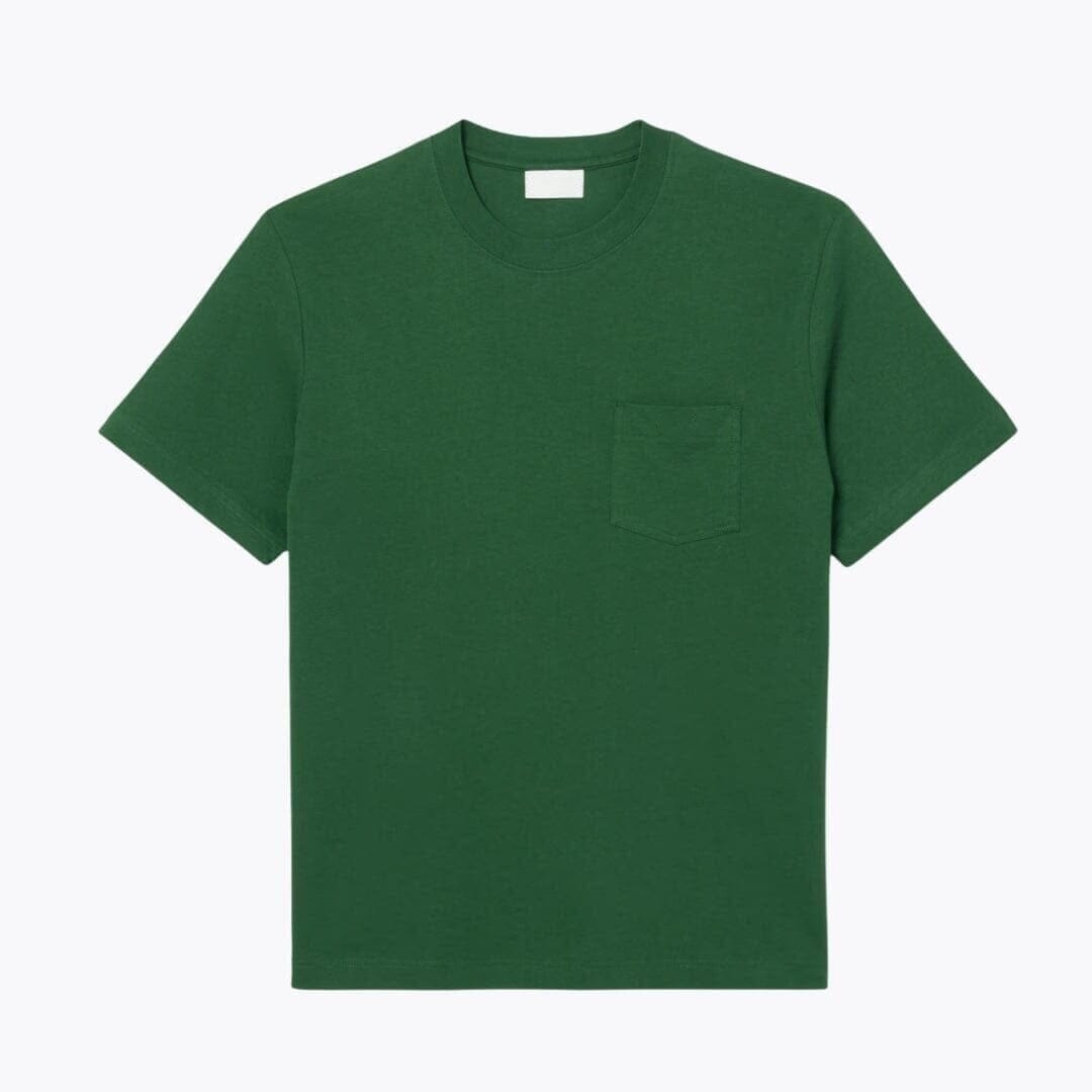 Cotton-T-Shirt with Chest Pocket