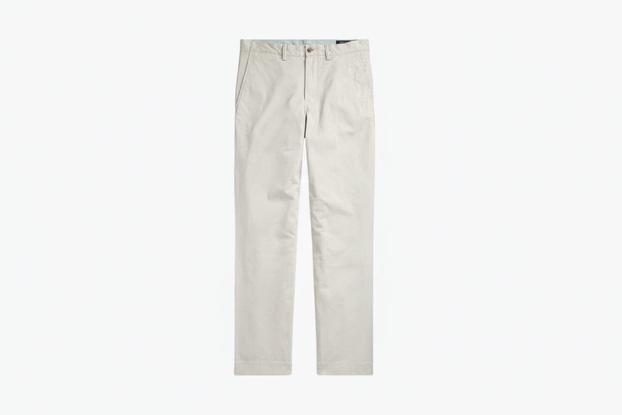 Bedford Chino-Trousers in Washed Cotton-Stretch