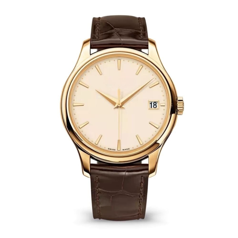 Calatrava 5227J-001 Yellow Gold with Elfenbeinfarbenem Dial