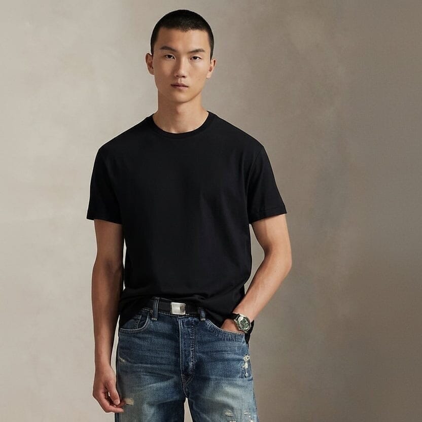 Classic Fit Polo Bear Jersey T-SHIRT Black
