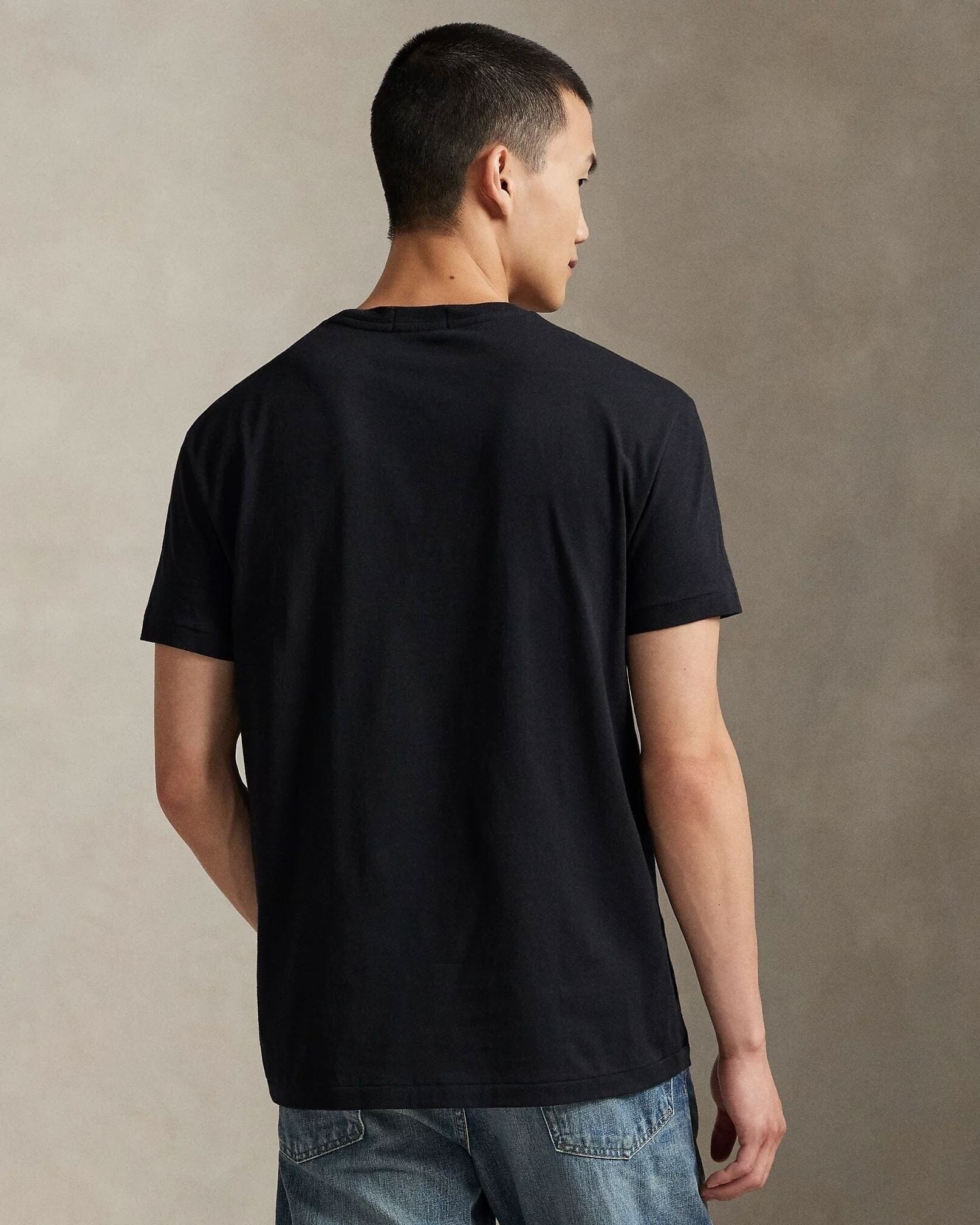 Classic Fit Polo Bear Jersey T-SHIRT Black