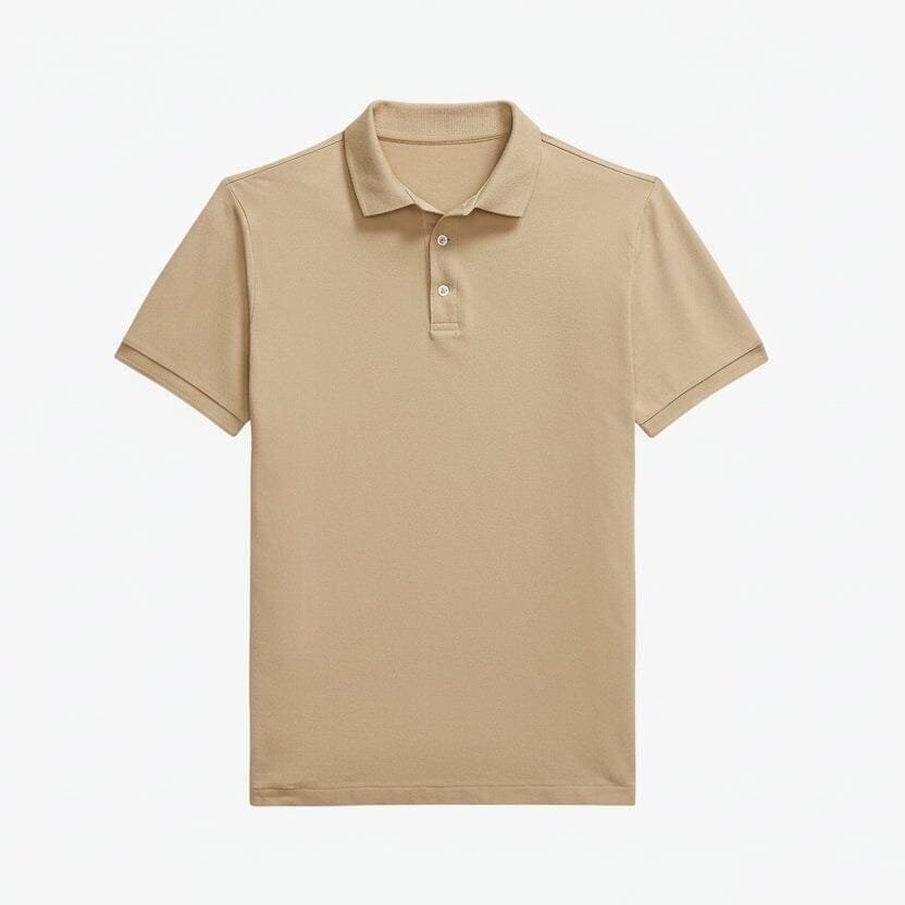 Custom Slim Fit Stretch Mesh Polo-Shirt