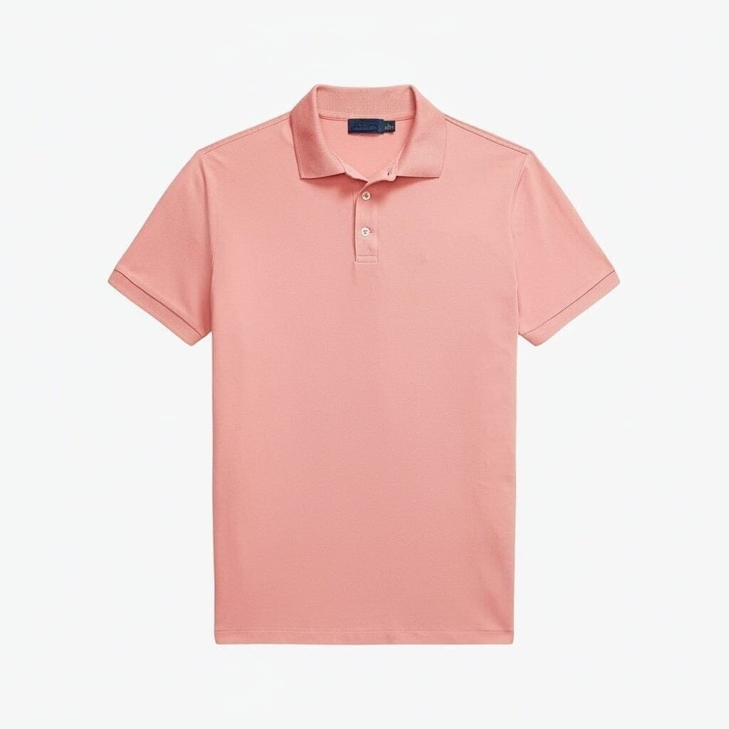 Custom Slim Fit Stretch Mesh Polo-Shirt