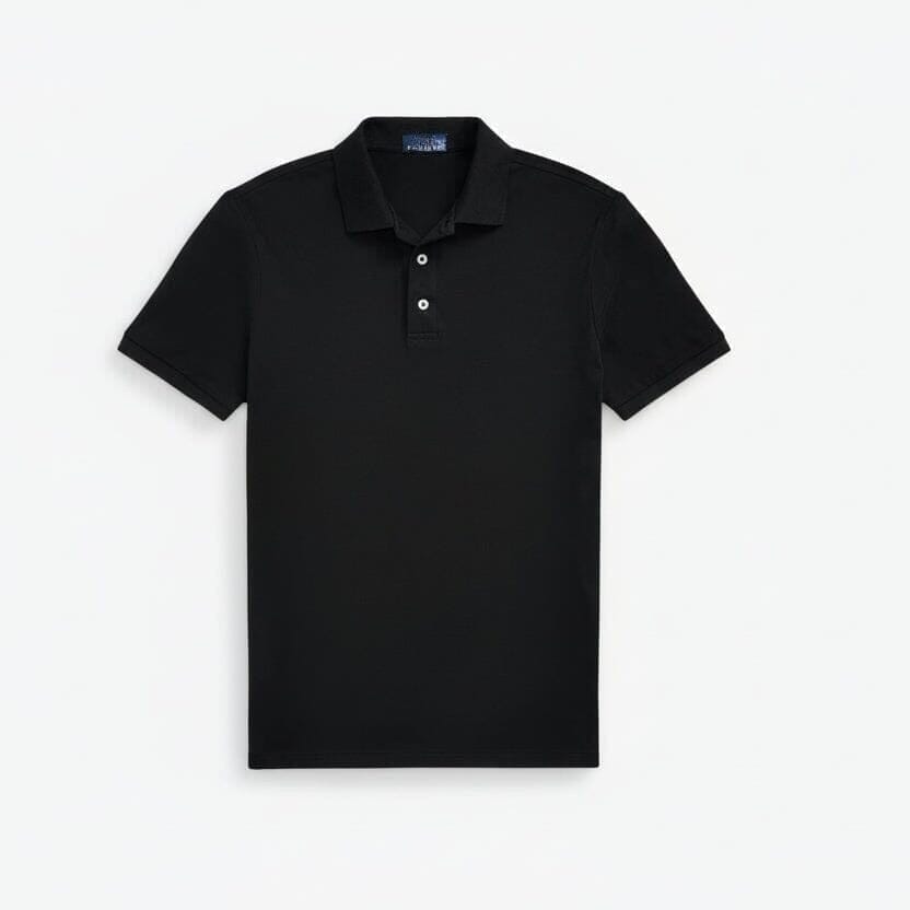 Custom Slim Fit Stretch Mesh Polo-Shirt