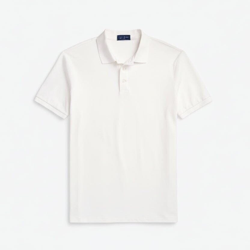 Custom Slim Fit Stretch Mesh Polo-Shirt