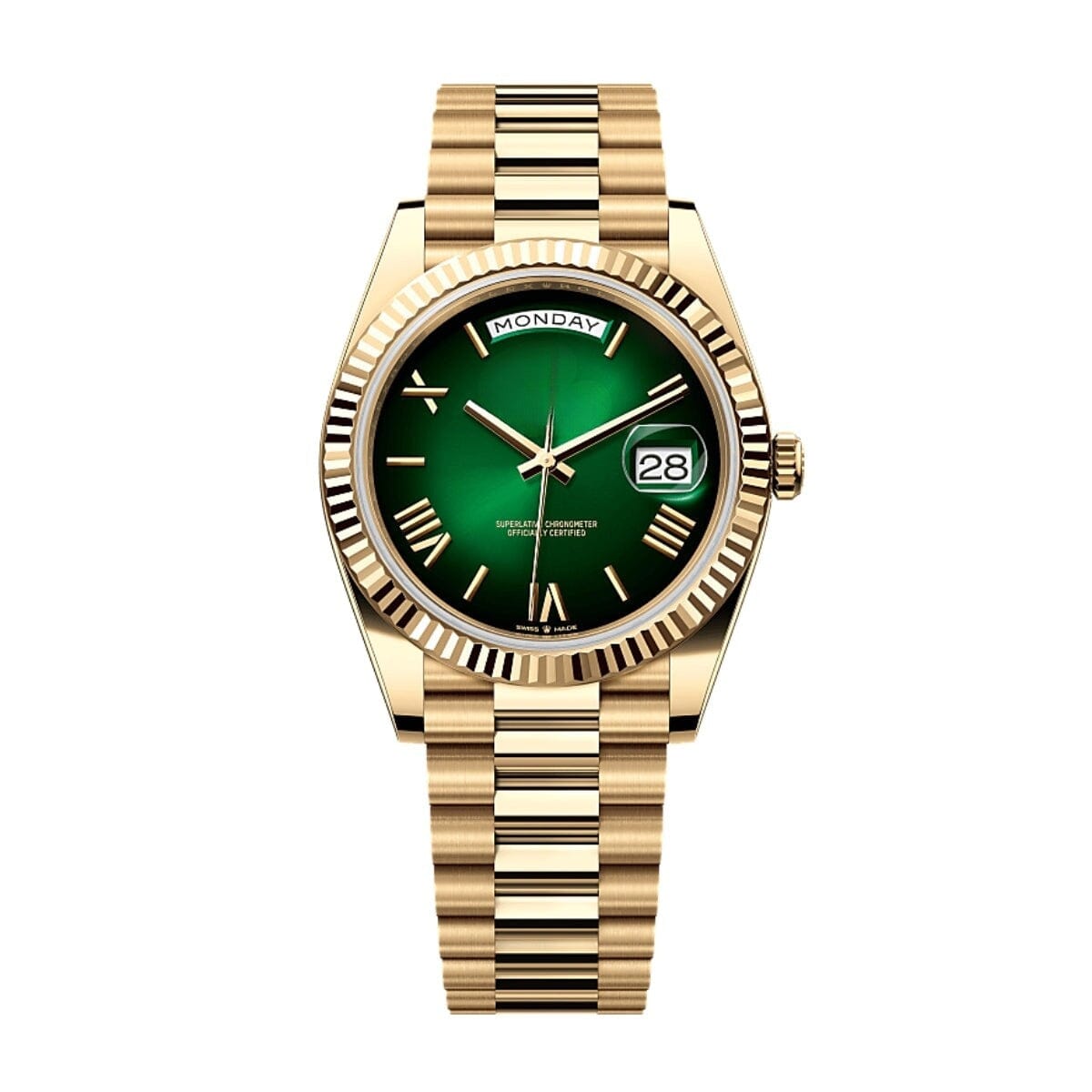Day-Date 228238 'green Ombre' Men's Watch