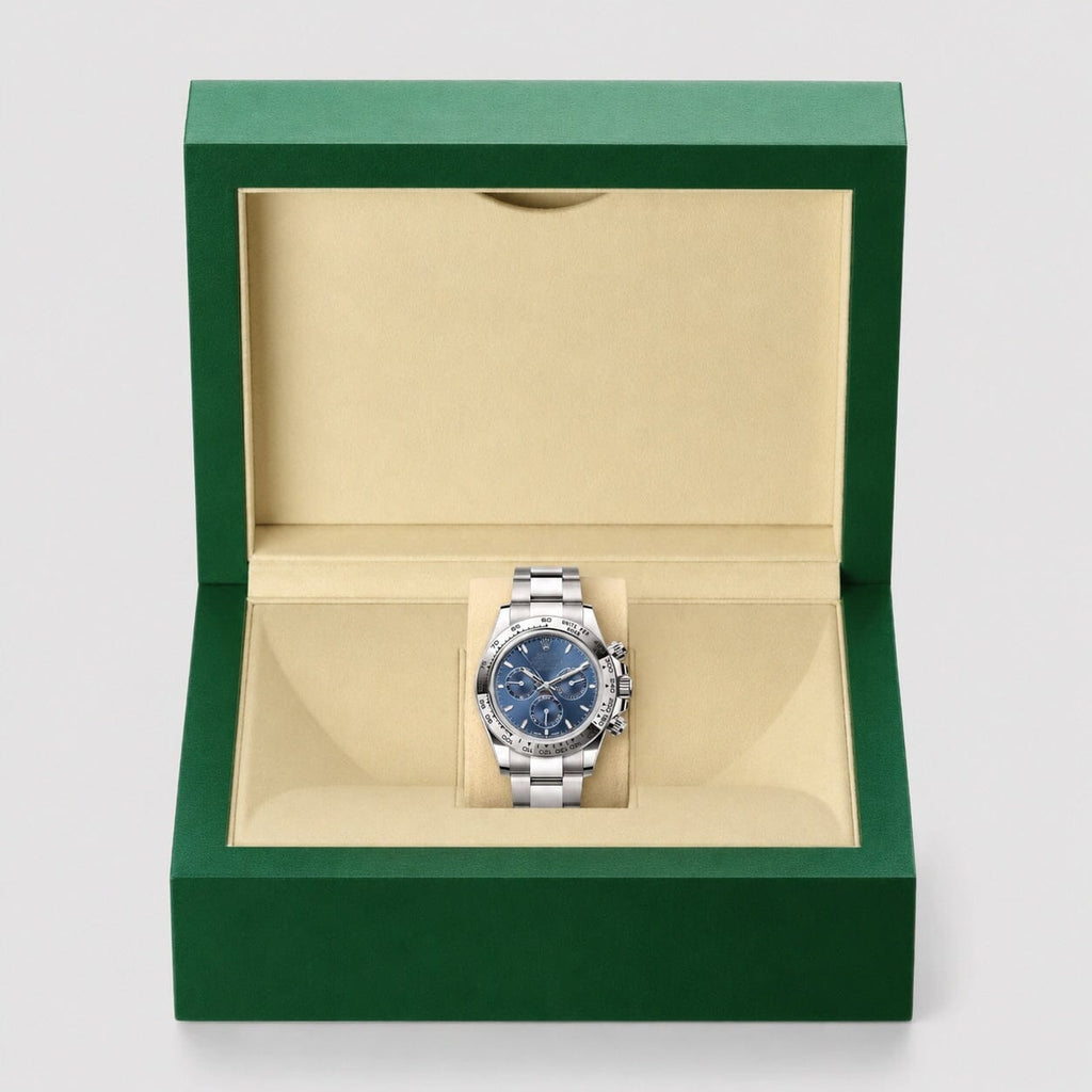 Daytona 126509 White Gold with Blue Dial