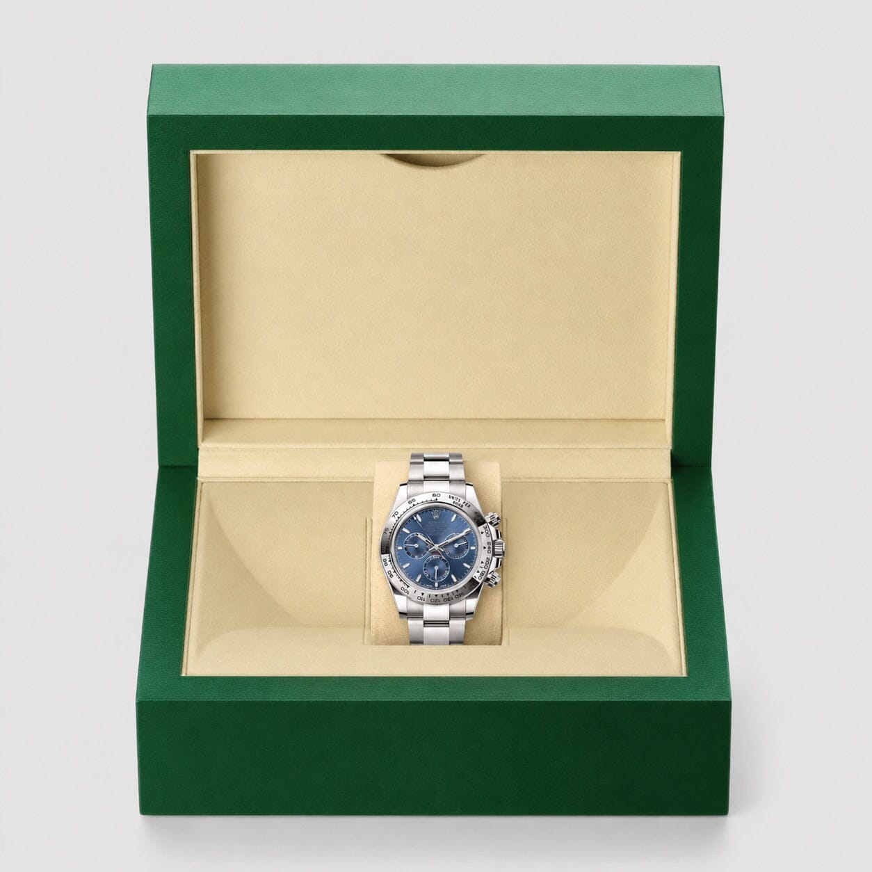 Daytona 126509 White Gold with Blue Dial