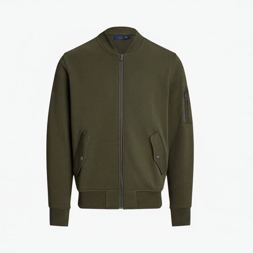 Double Knit Bomber Jacket