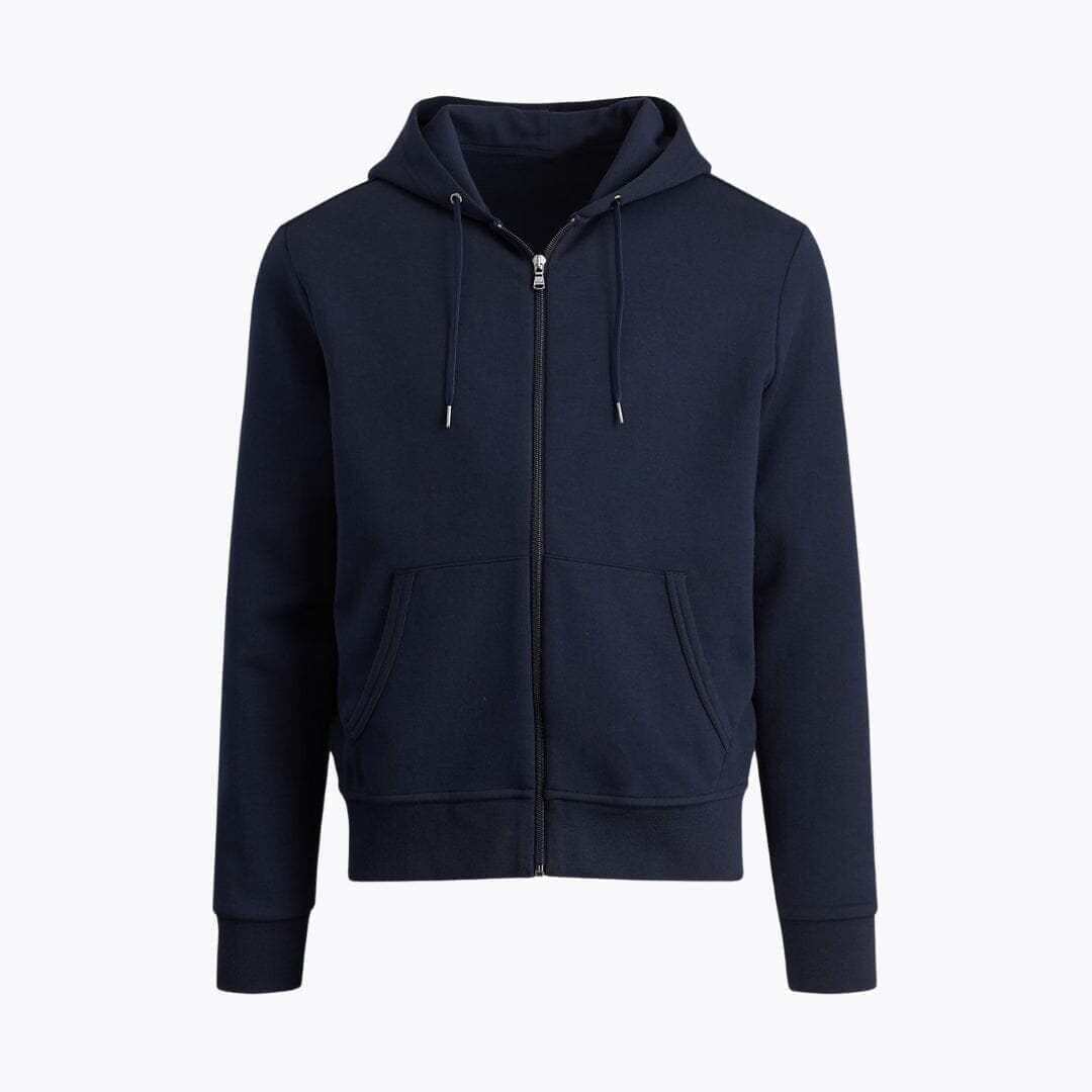 Double Knit Hooded Jacket with Zipper