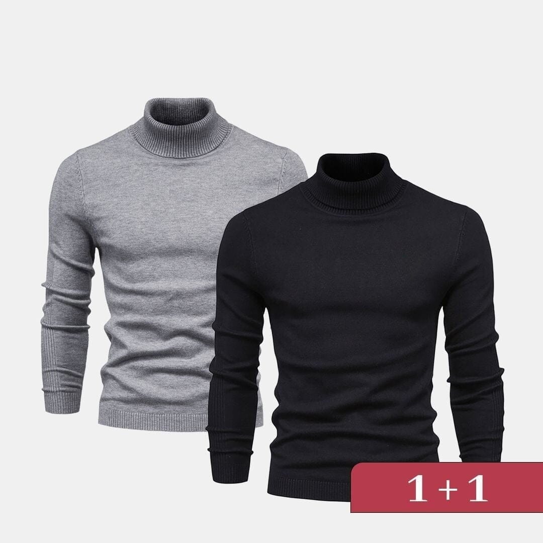 Double Elegance Turtleneck Sweater – Buy 1, Get 1 Free