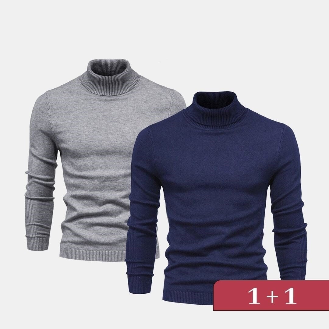 Double Elegance Turtleneck Sweater – Buy 1, Get 1 Free