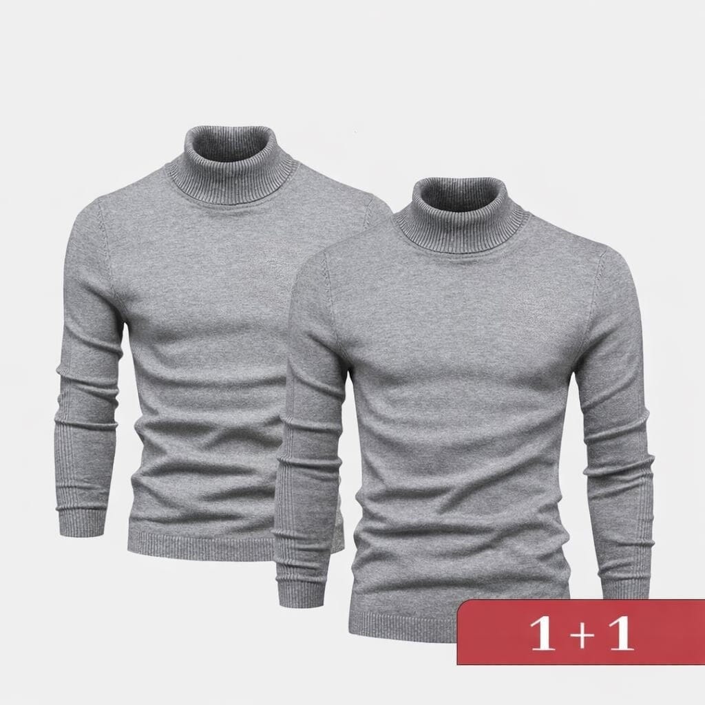 Double Elegance Turtleneck Sweater – Buy 1, Get 1 Free