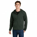 Double-Knit Hooded Jacket with Zipper
