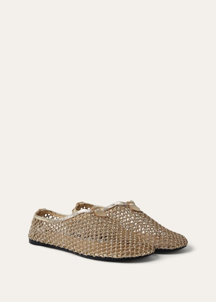 Flacher Slipper Floaty Women's - Rocher Gold/silver Dust