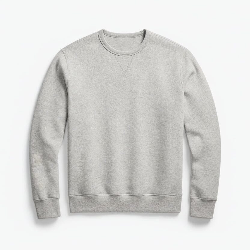 Fleece Sweatshirt in Cotton Blend