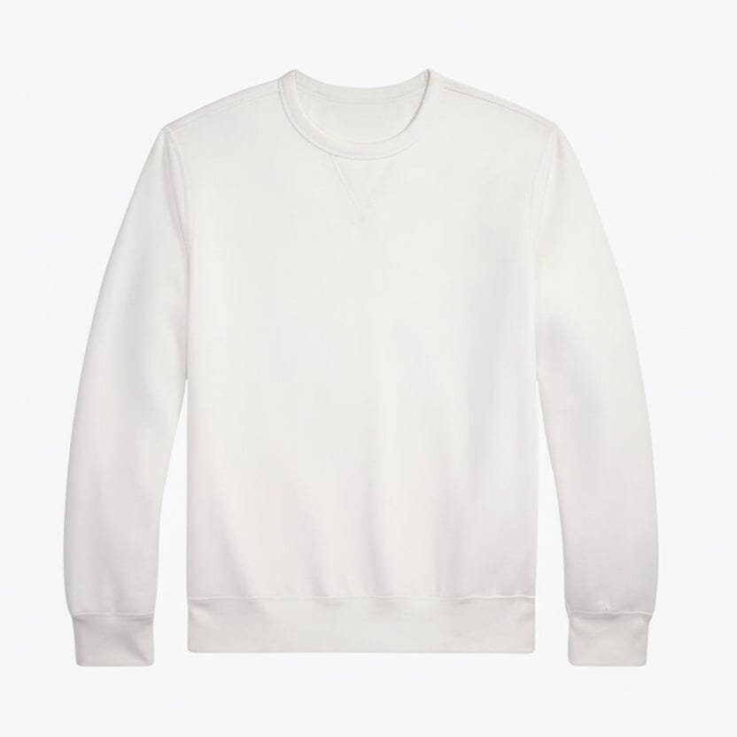 Fleece Sweatshirt in Cotton Blend