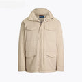 Gabardine Hooded-Field Jacket