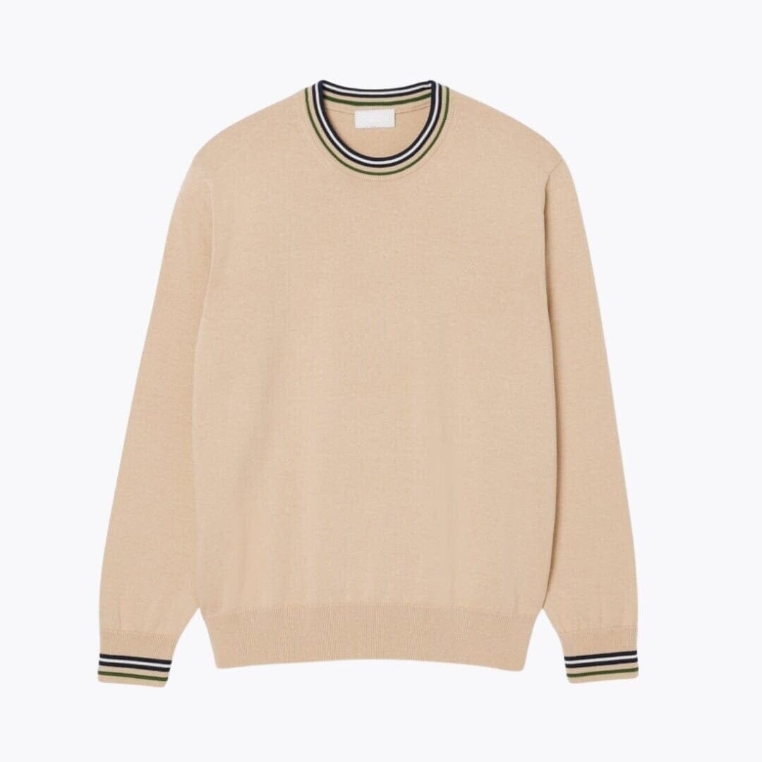Striped Cotton-Jersey Sweater