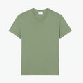 Men's V-Neck T-SHIRT in Lightweight Pima-Cotton