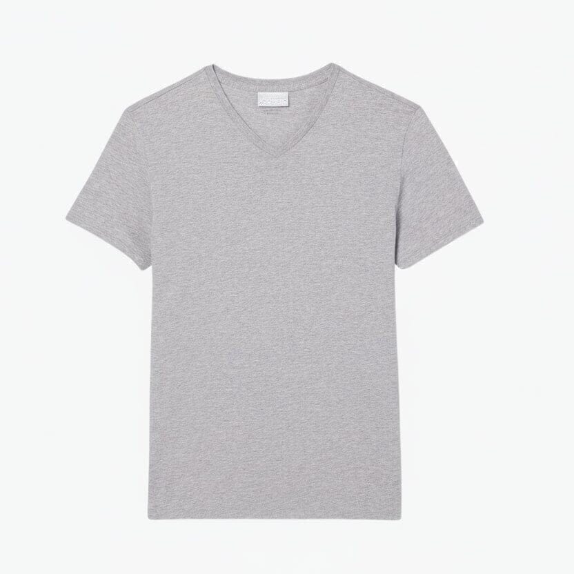 Men's V-Neck T-SHIRT in Lightweight Pima-Cotton