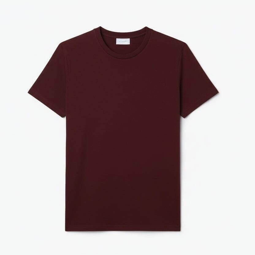 Men's V-Neck T-SHIRT in Lightweight Pima-Cotton