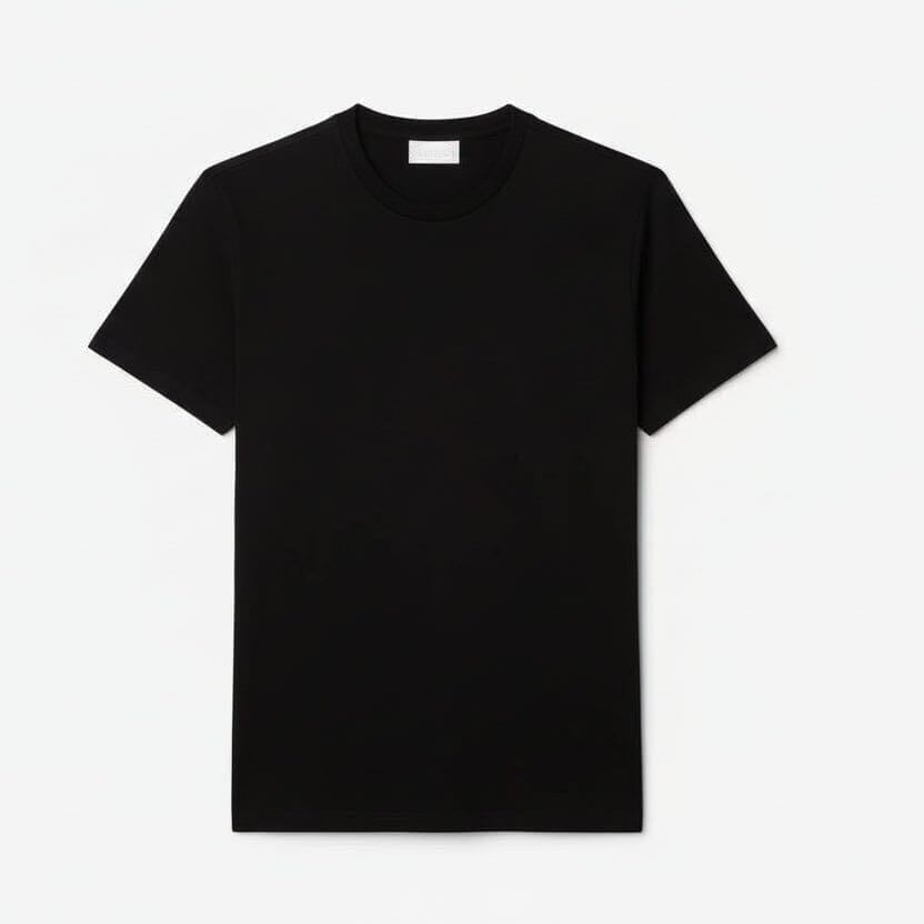 Men's V-Neck T-SHIRT in Lightweight Pima-Cotton