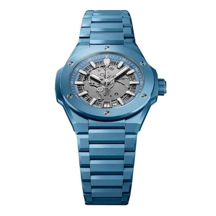 Integrated Time Only, Himmelblaue Ceramic, 42 Mm