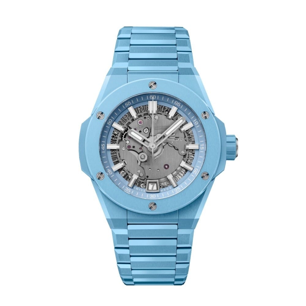 Integrated Time Only, Himmelblaue Ceramic, 42 Mm