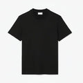 Jacquard Piqué T-SHIRT with Markenschriftzug