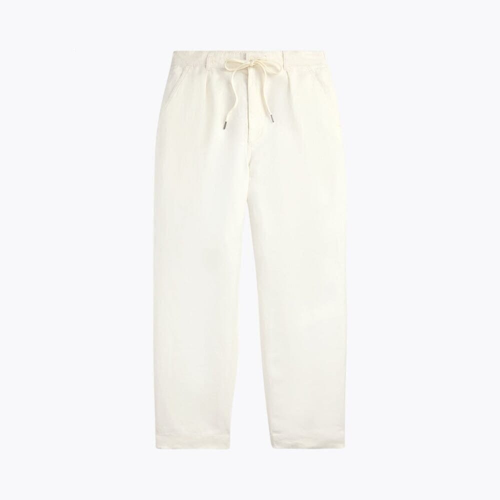 Lateef Relaxed Fit Linen-Trousers with Pleats