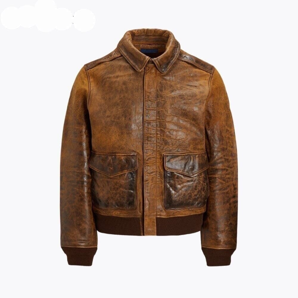 Leather-Aviator Jacket