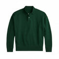 Logo Sweatshirt with Polo Collar
