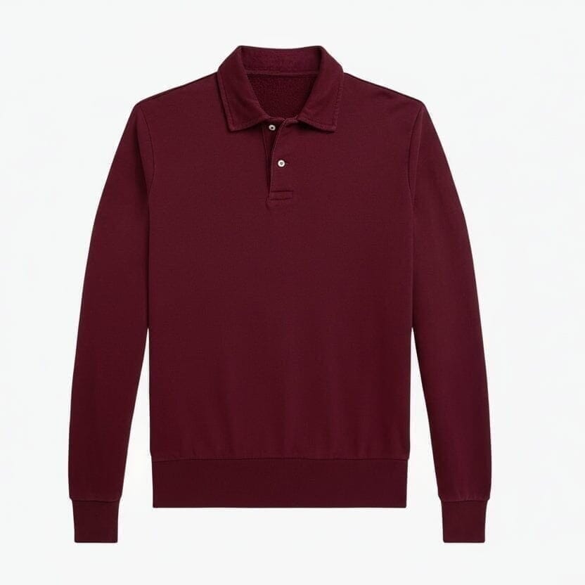 Loopback Fleece Sweatshirt with Collar