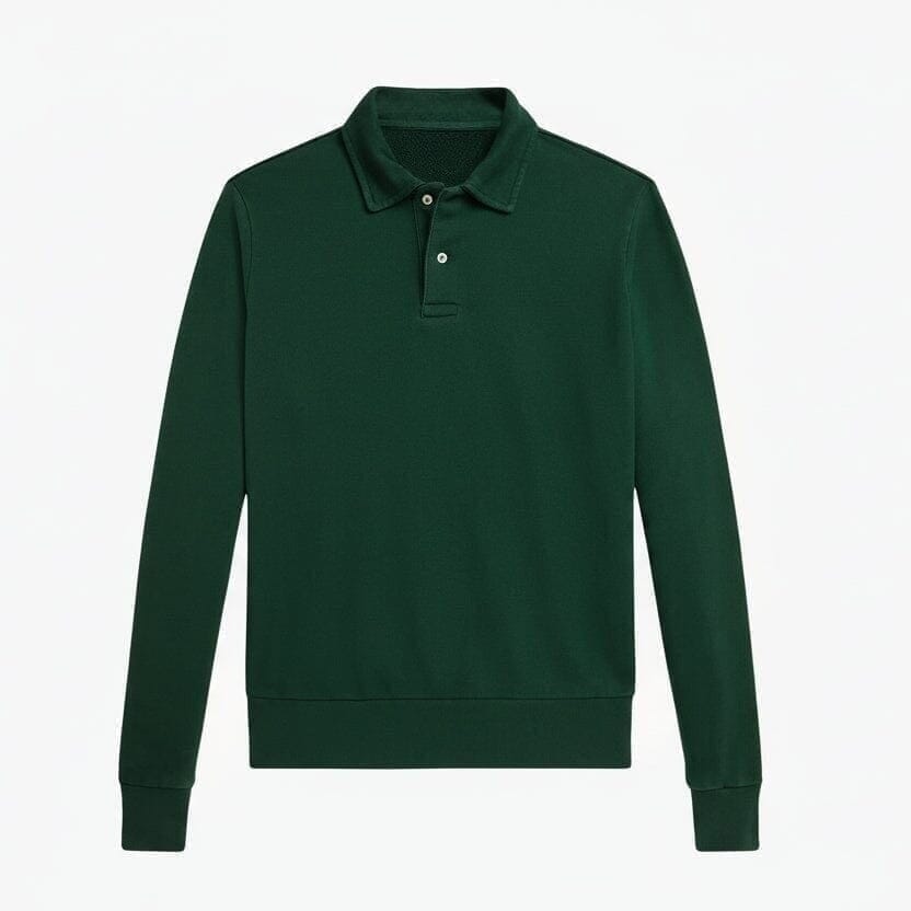 Loopback Fleece Sweatshirt with Collar