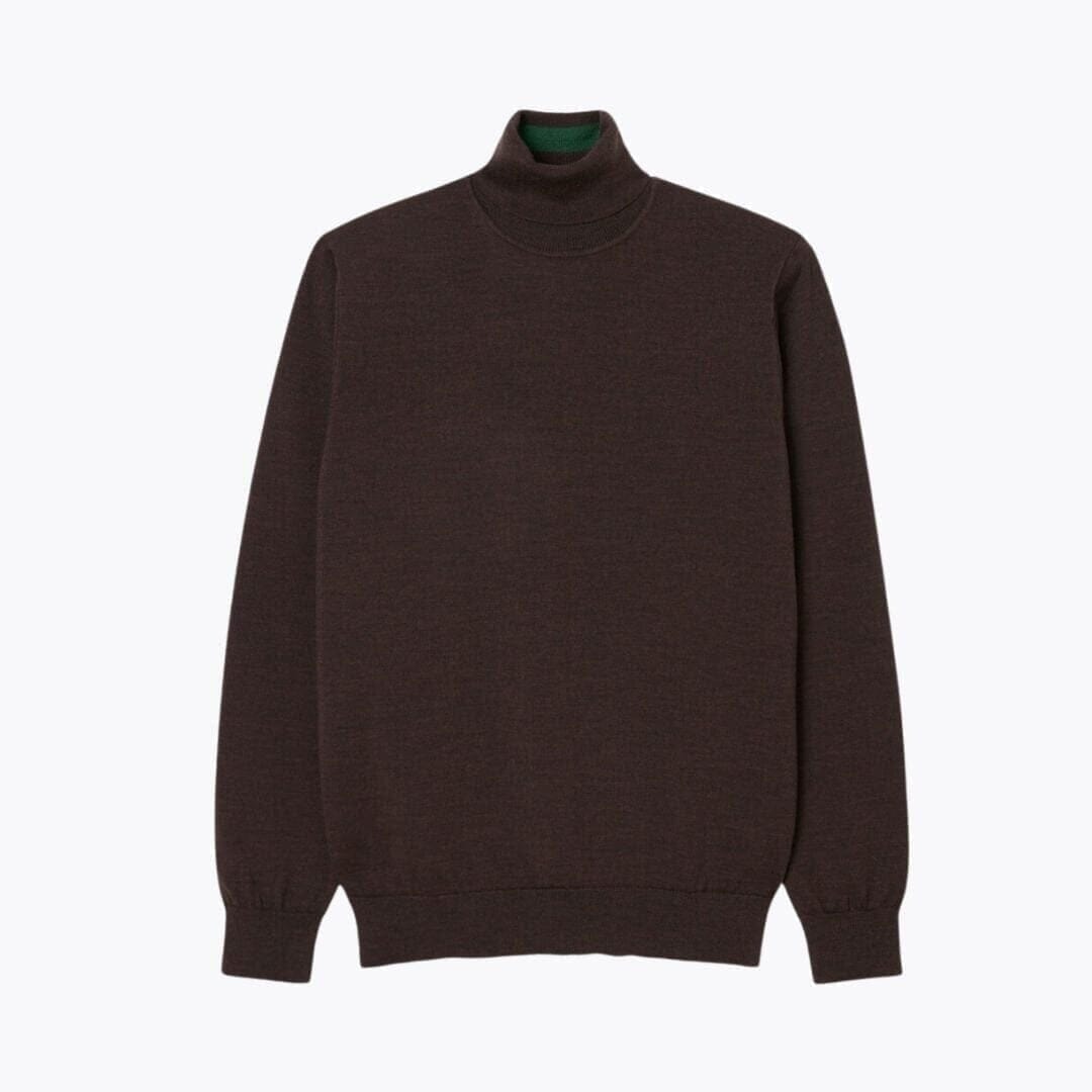 Merino Wool Turtleneck Sweater