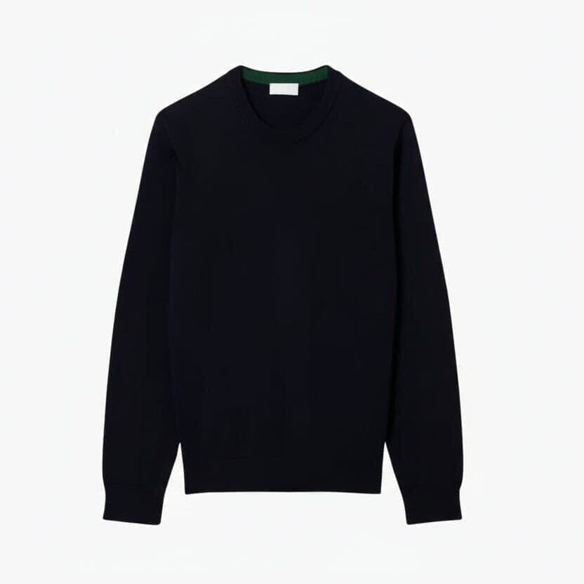 Merino Wool Sweater with Crew Neck