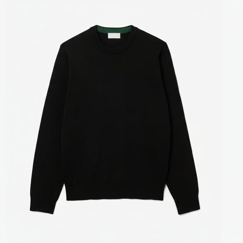 Merino Wool Sweater with Crew Neck