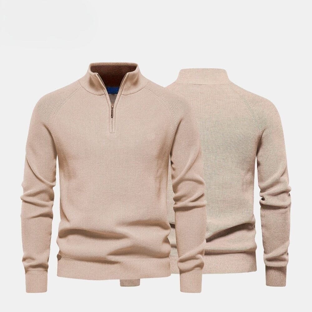 Modern Crew Neck-Knit Sweater