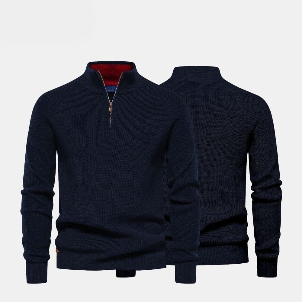 Modern Crew Neck-Knit Sweater