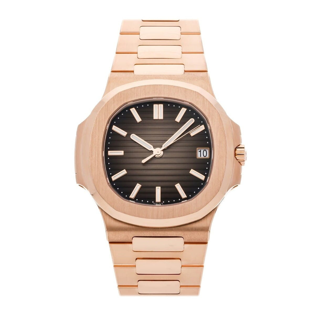 Nautilus Chronograph 5980/1R-001 Rose Gold Black Dial