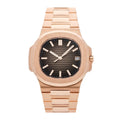 Nautilus Chronograph 5980/1R-001 Rose Gold Black Dial