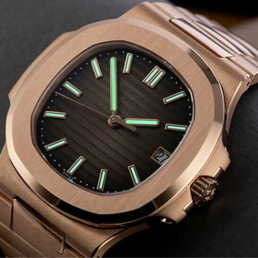 Nautilus Chronograph 5980/1R-001 Rose Gold Black Dial