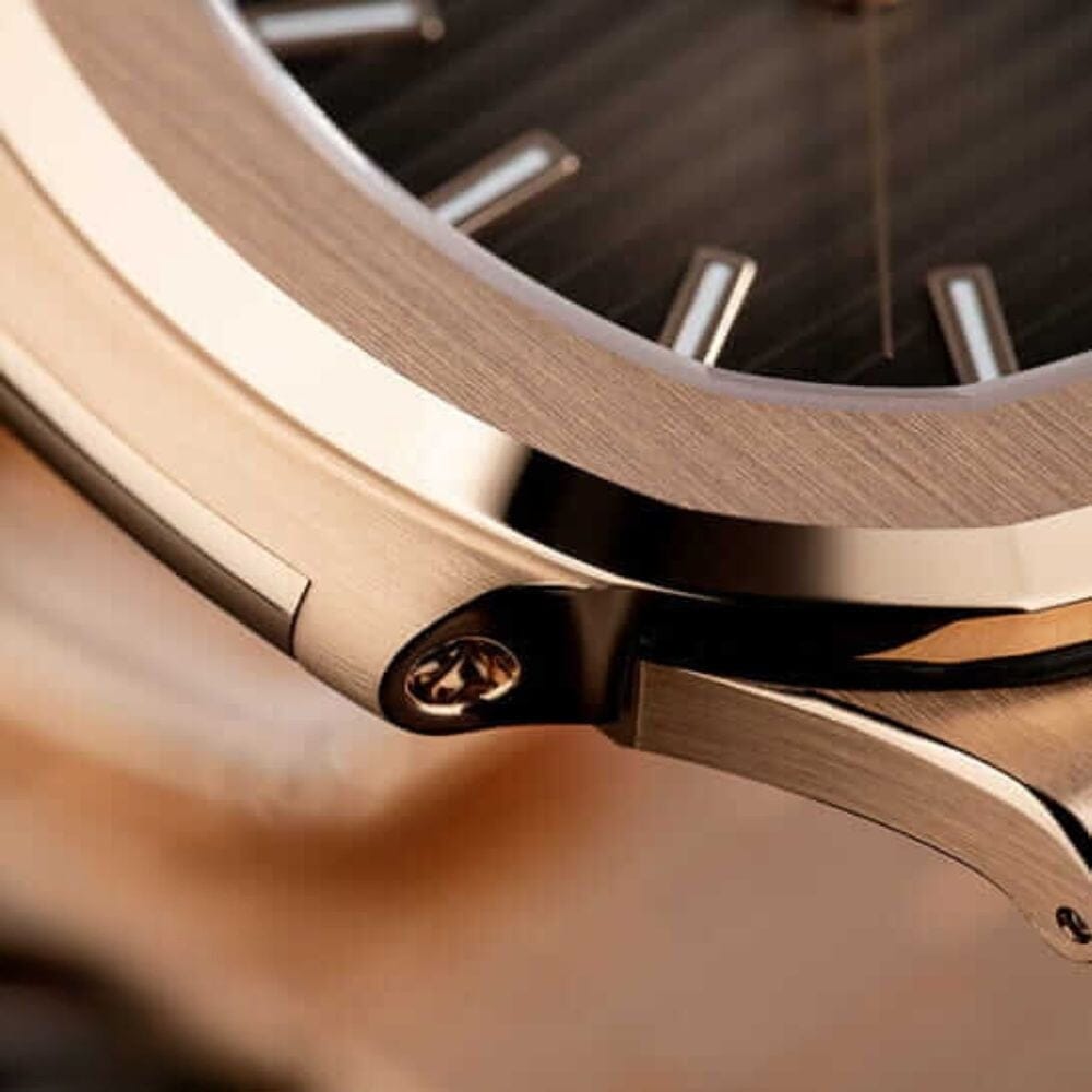 Nautilus Chronograph 5980/1R-001 Rose Gold Black Dial