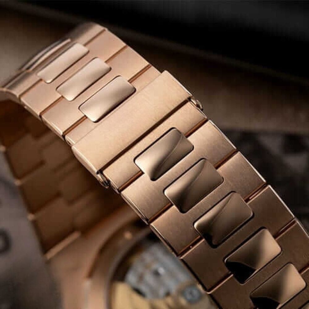 Nautilus Chronograph 5980/1R-001 Rose Gold Black Dial